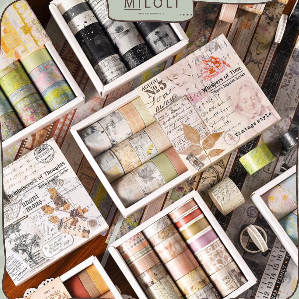 

Promo Terlaris MILOLI 2 Rolls WASHI TAPE BOX COLOURFUL AESTHETIC Washi Tape Decor Jurnal Dekor Masking Tape Scrapbook A39