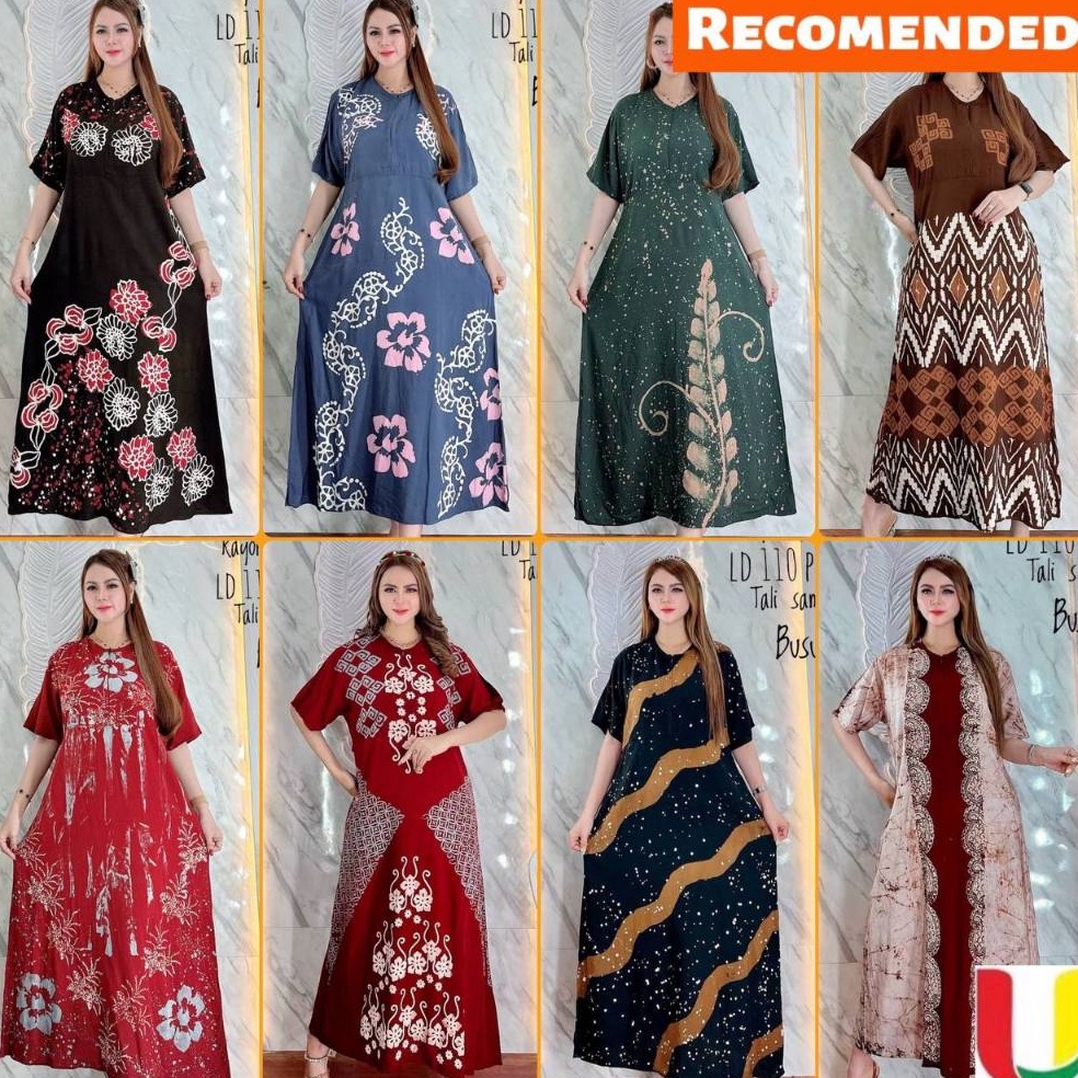 Murmer Batik Usman  Terbaru Daster Semata Kaki  daster kekinian  daster busui  daster twill rayon  d