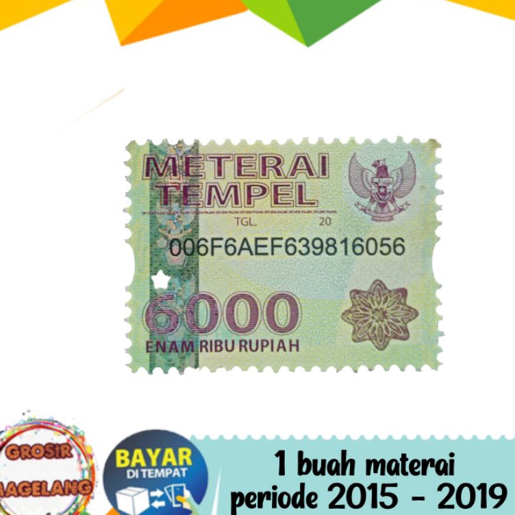 

Super Populer Materai Matrai Meterai Tempel 6 ASLI original POS periode 215 216 217 218 219 22