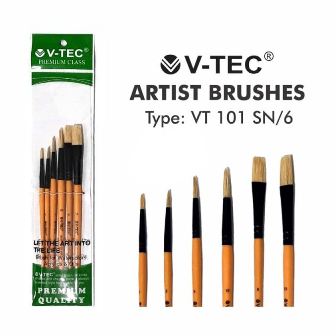 

Stock Update Brush Kuas VTec Premium VT 11SN6