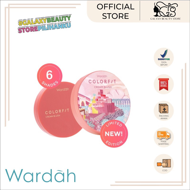 WARDAH COLORFIT CREAM BLUSH / Wardah Blush On Cream