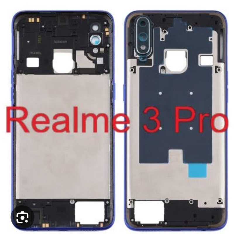 BEZEL TULANG TENGAH FREME REALME 3PRO/REALME3PRO