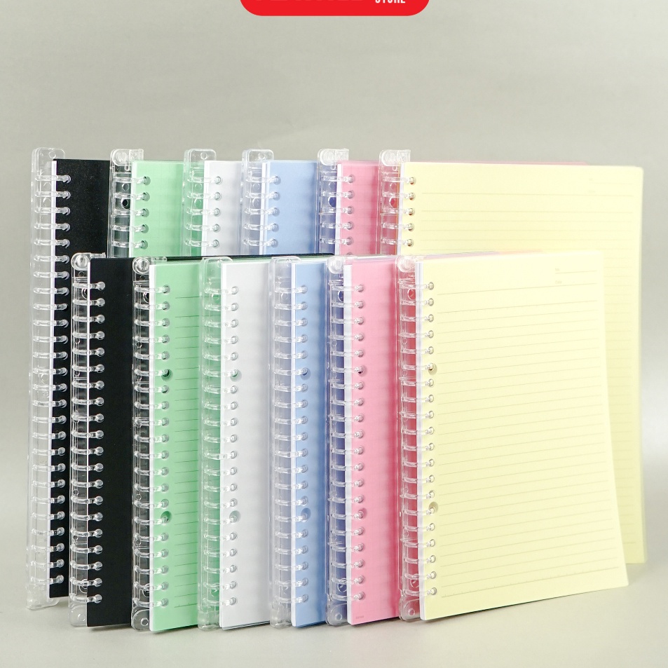 

Pencarian Terlaris Binder Note Spiral Ring Model Garis Polos Dotted Grid A5 B5 5 Halaman