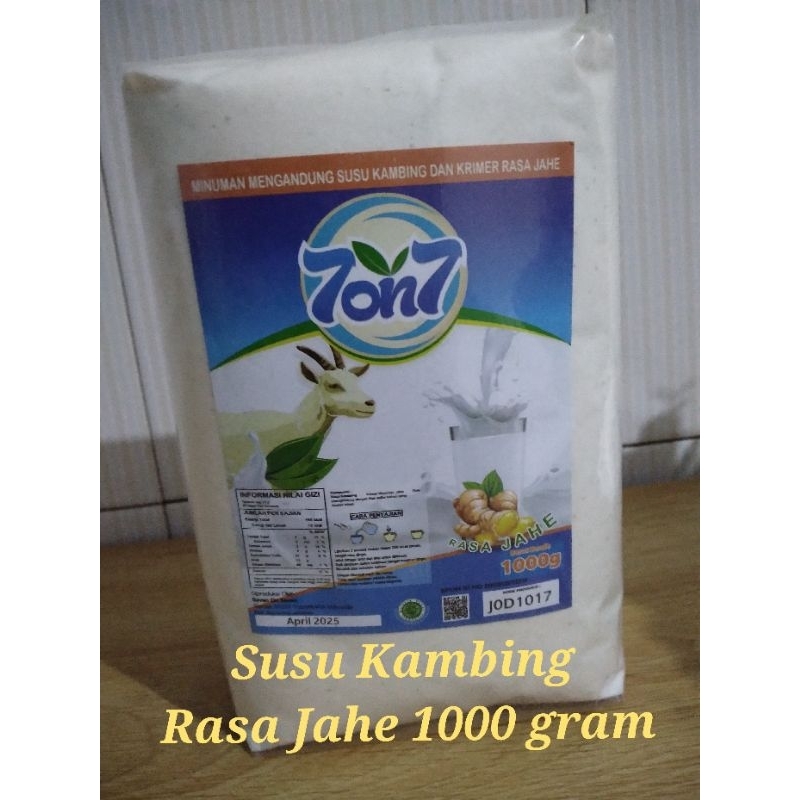 

Susu Kambing Etawa Rasa Jahe 1000 gram 7on7