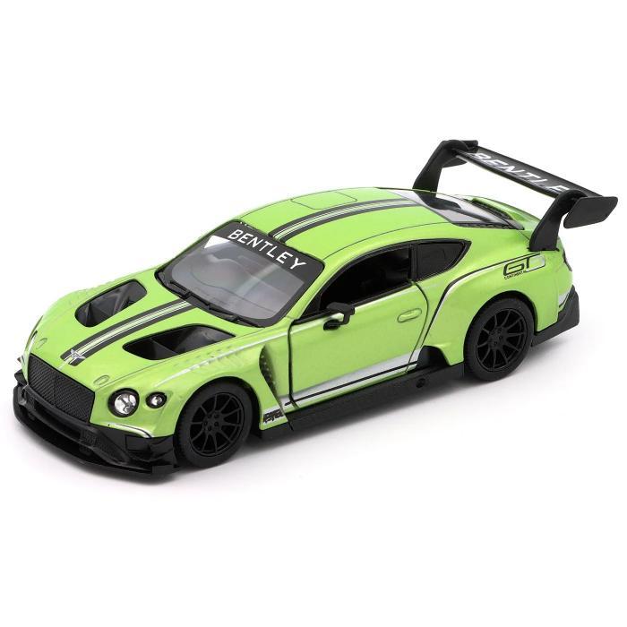 Diecast Mobil Mainan Miniatur Bentley Continental GT3 Supercar Balap Miniature Die Cast Model 1:32 S