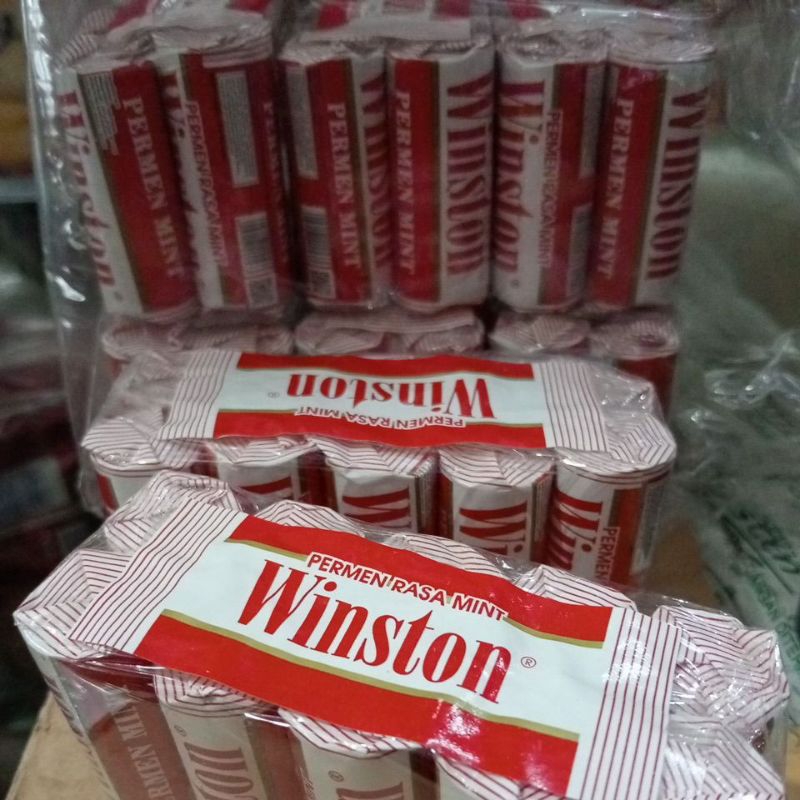 

Winston permen mint ecer 1000 isi 10roll