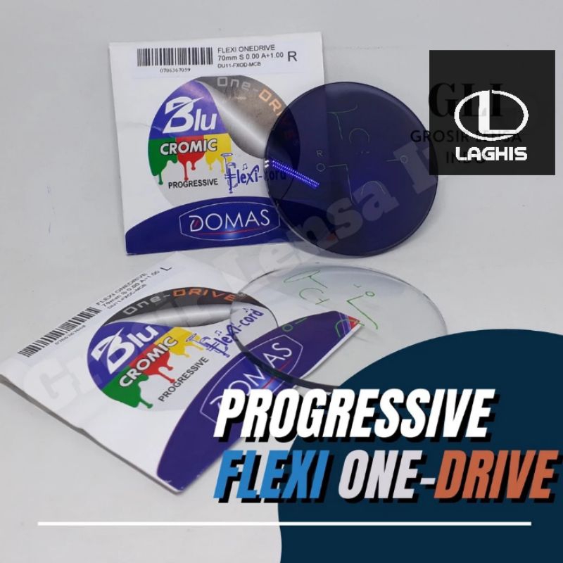 Lensa PROGRESIF BLUCROMIC ONE DRIVE DOMAS 1.5 Balance Cord