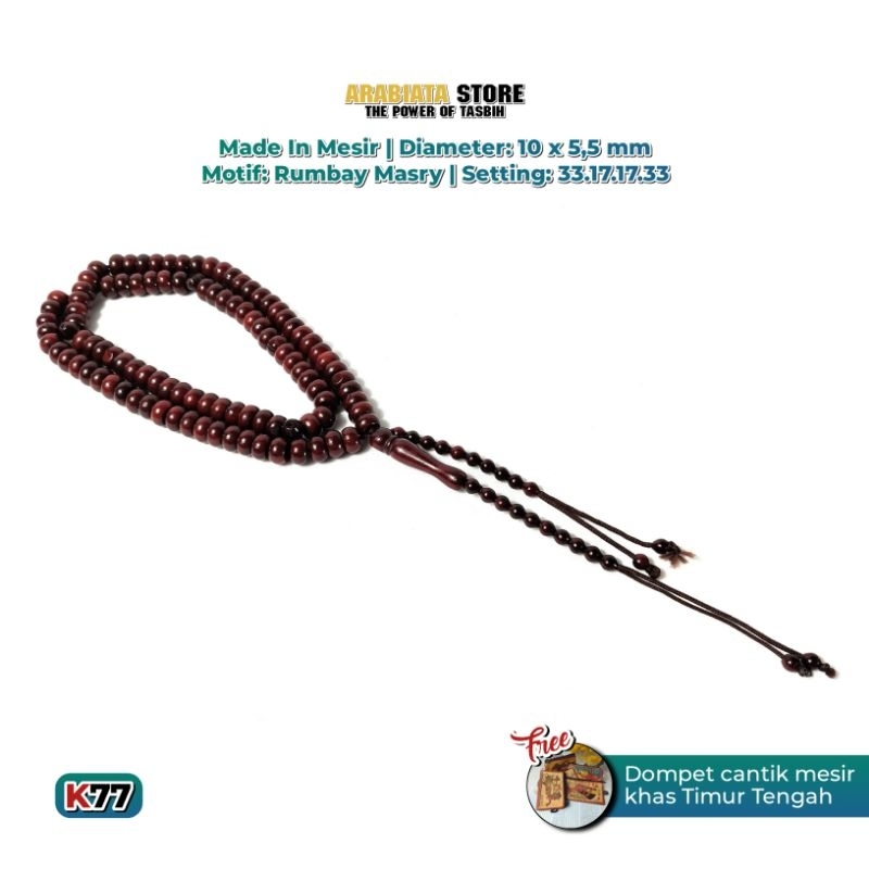 Tasbih Kokka Kauka Mesir Original