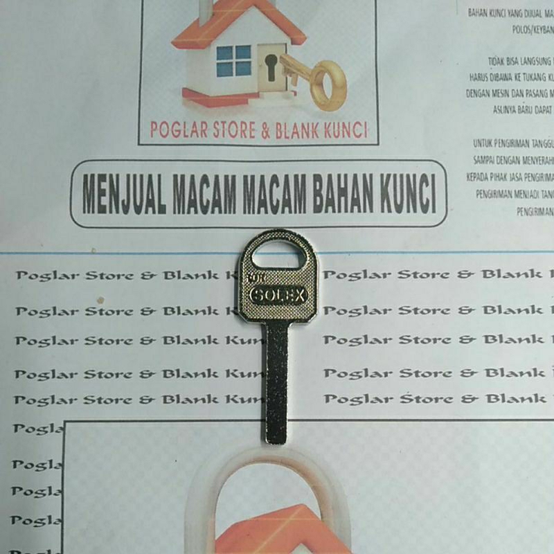 Bahan kunci Gembok Solex,abloy