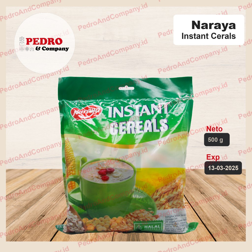 

Naraya Instant Cerela minumal serbuk sereal cereal 500 gram halal sach