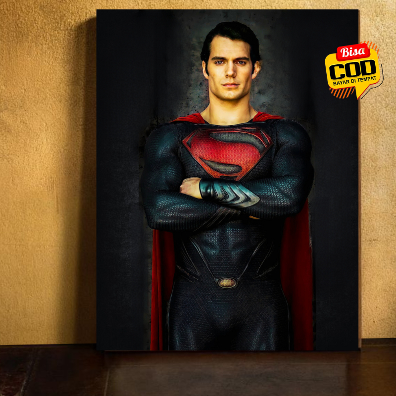 Poster keren Gambar Superman Hiasan Dinding Mdf Gb3