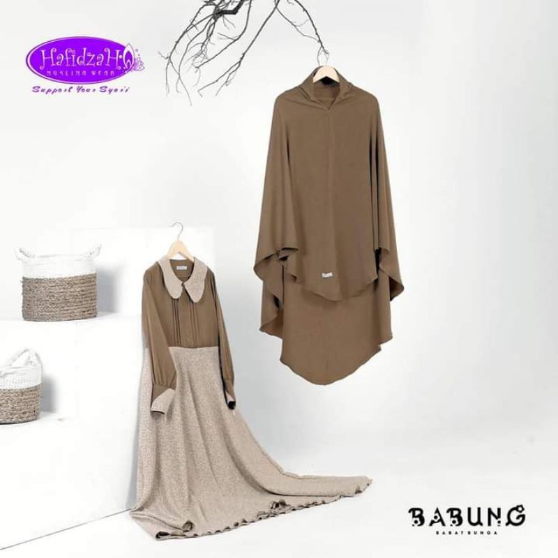 Gamis RH babung cream milk