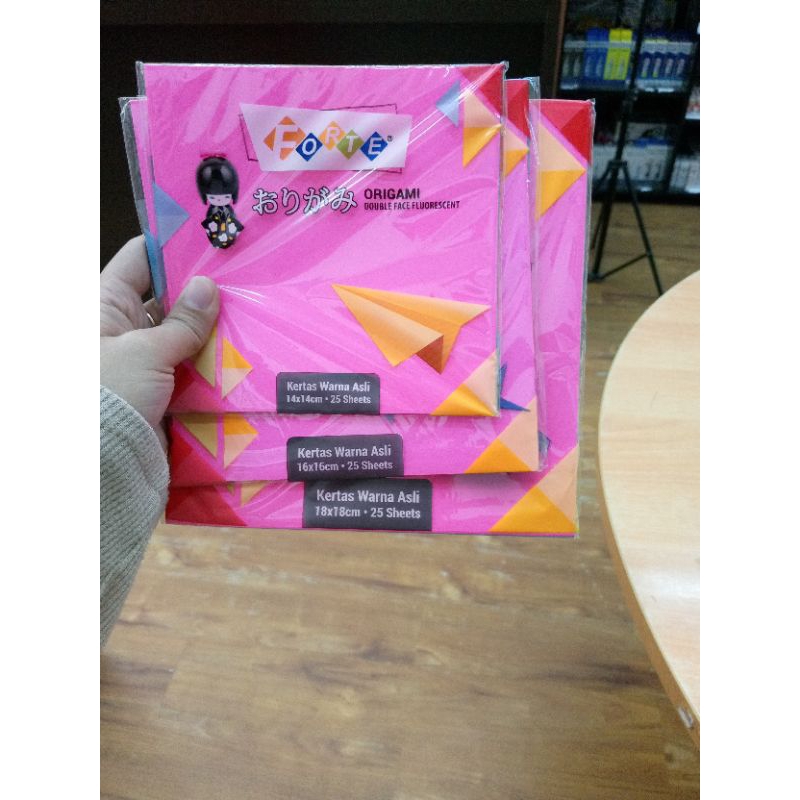 

Kertas Lipat / Kertas Origami Merk Forte