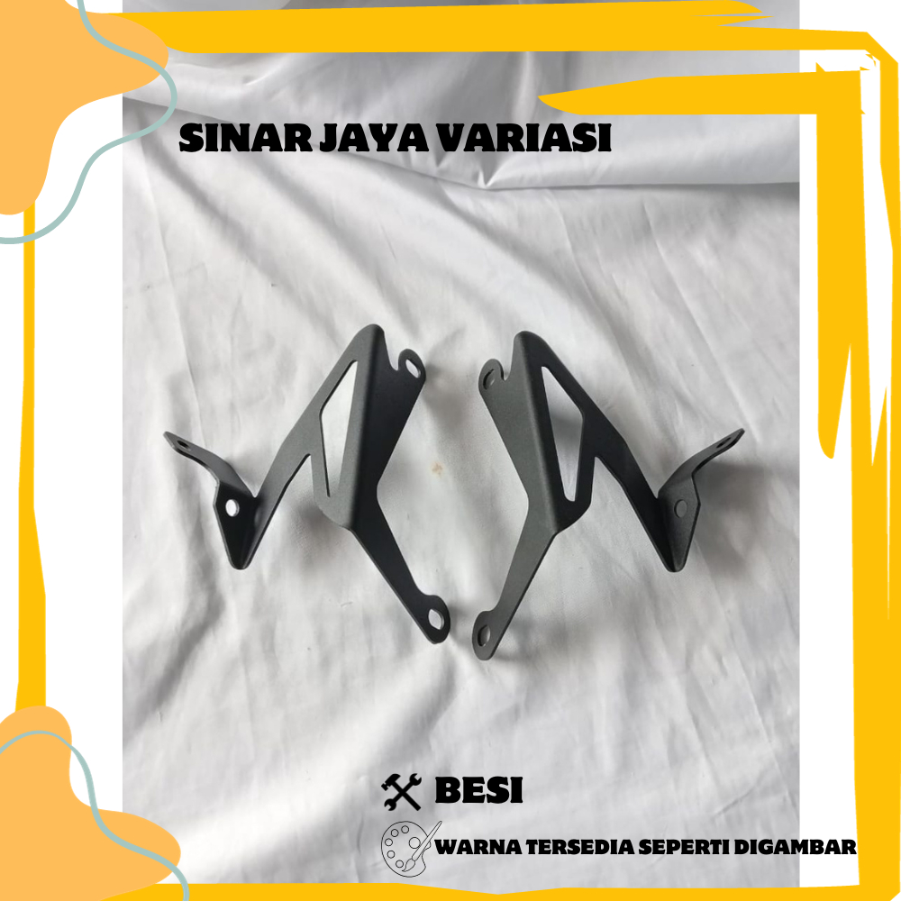 BRAKET DUDUKAN LAMPU TEMBAK FOGLAMP NEW NMAX 2020 2021 2022 DI BORDES