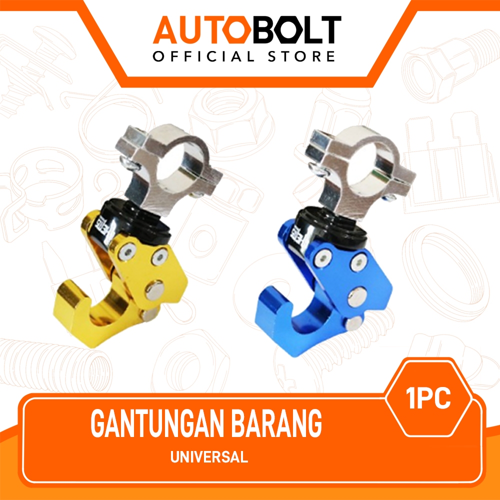Gantungan Barang Jepit Stang PCX  Universal Pasang Setang Nmax Xabre Vixion Rx King dll Gantung Bara