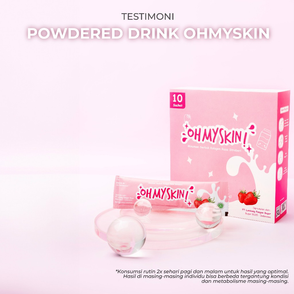 Oh My Skin! Collagen Beauty Drink BPOM / Collagen Drink Minuman Kesehatan mencerahkan kulit-4