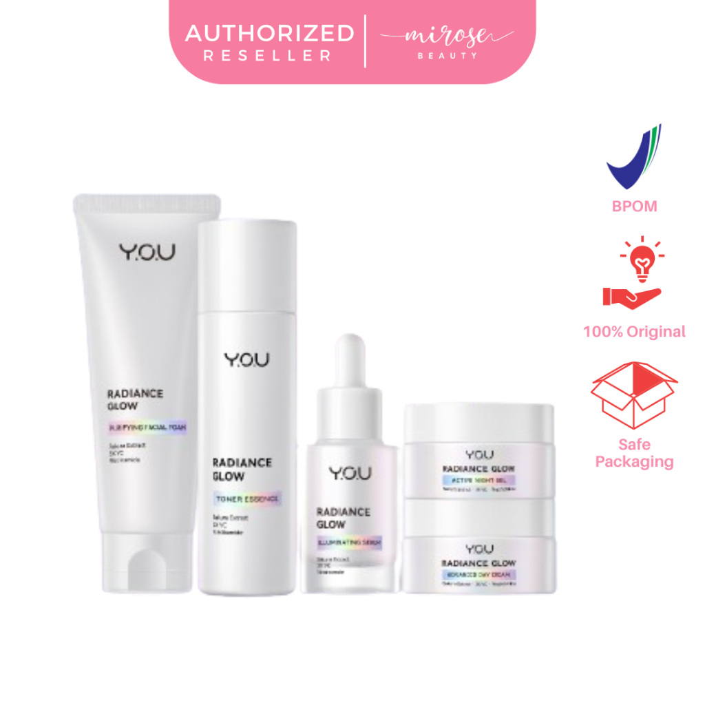 YOU Radiance Glow / Facial Wash / Toner Essence / Serum