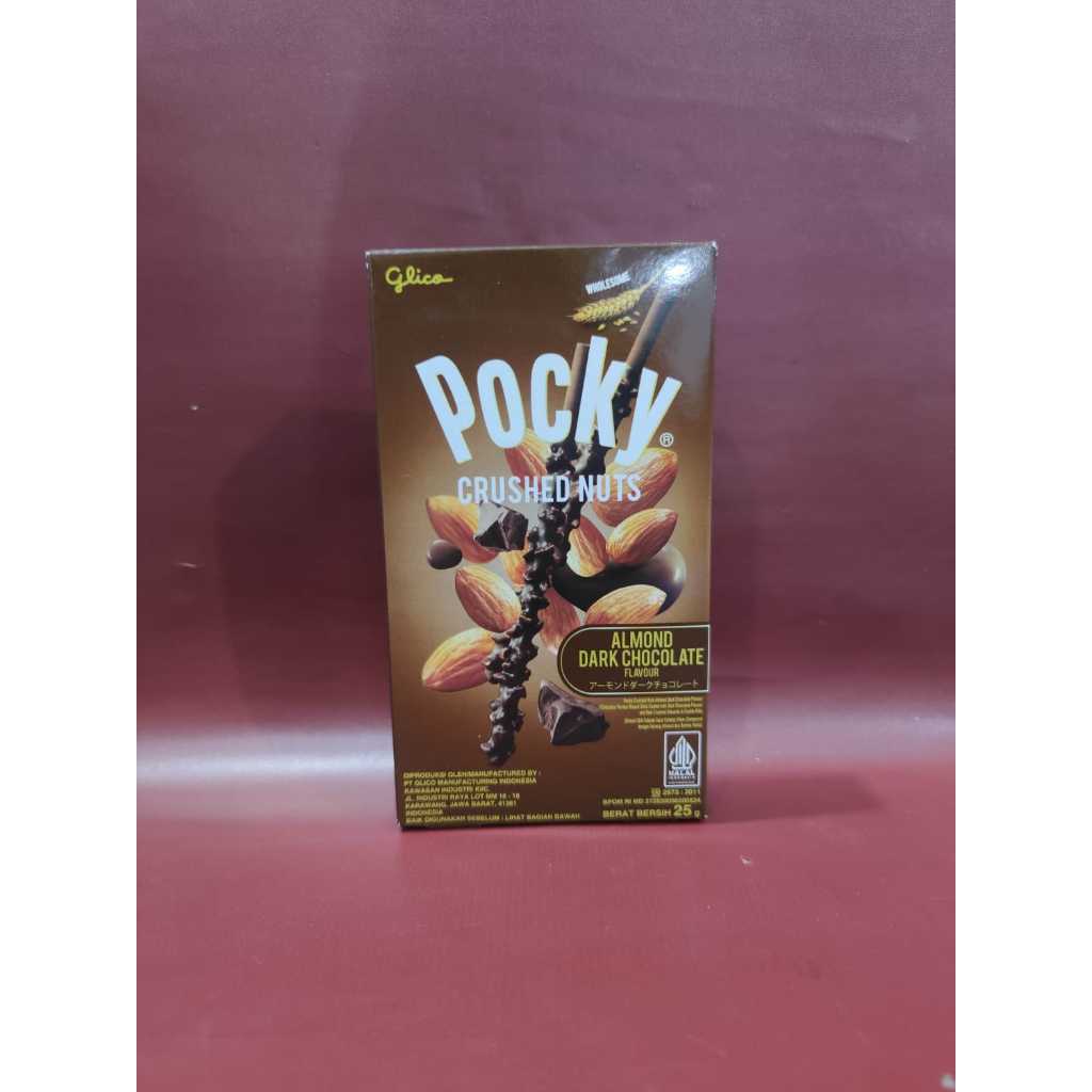 

Pocky Crushed Nuts Almond Milk Dark Chocolaate 25G