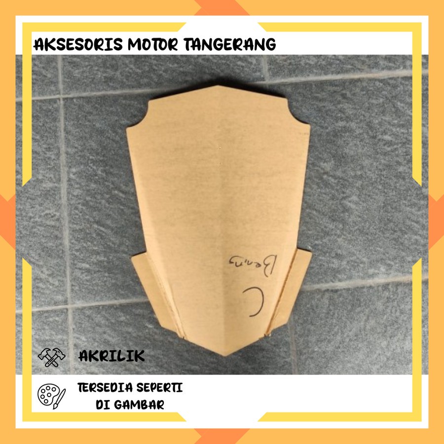 WINDSHIELD VISOR TAMENG VIXION NVL NVA CB150R VERZA MEGAPRO NEW VIXION  200NS PULSAR BR200 HONDA NEW