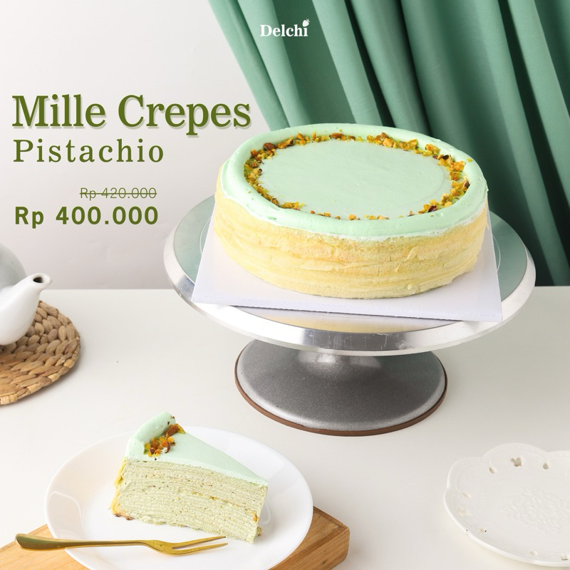 

Mille Crepes Pistachio
