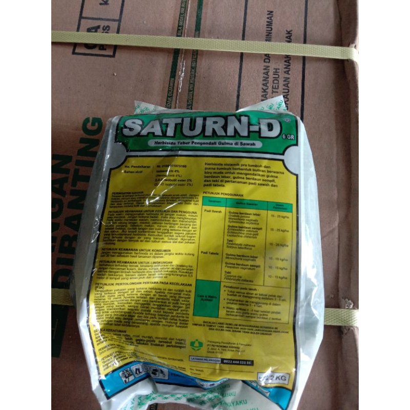 obat pertanian herbisida SATURN D 2Kg