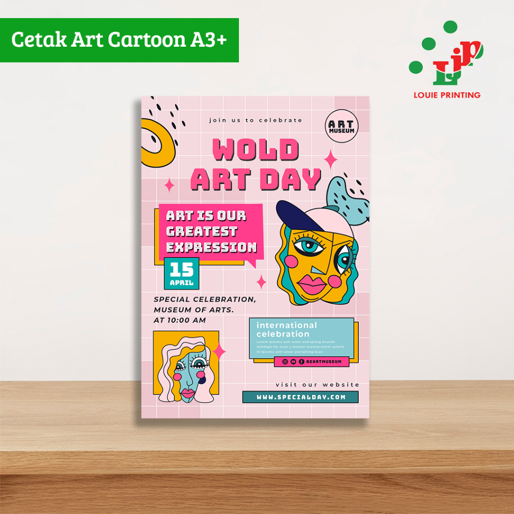 

Louie Printing Cetak Art Cartoon Premium Quality Paper A3+