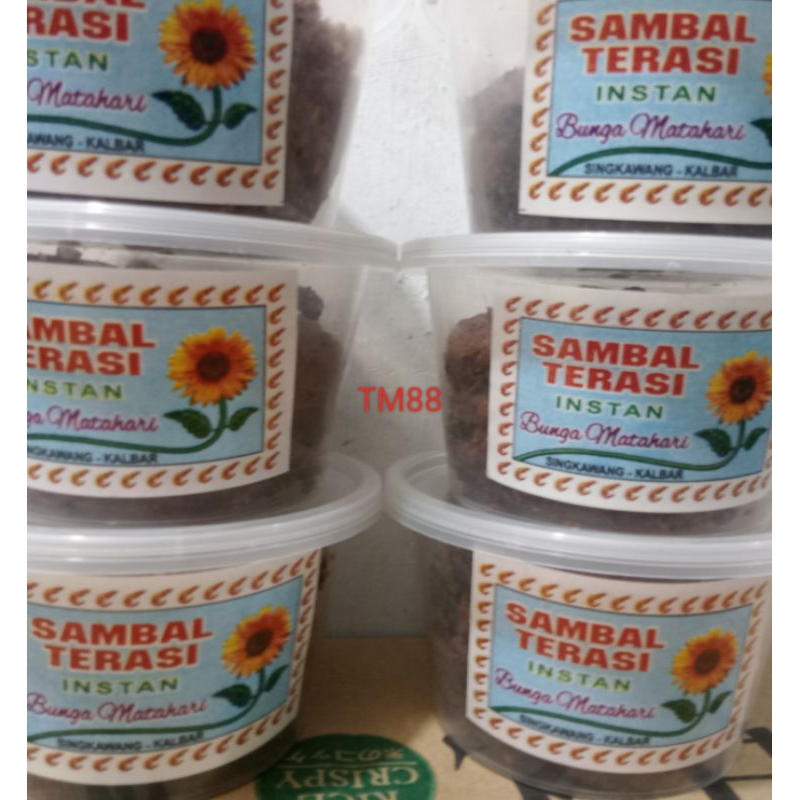 

SAMBAL TERASI INSTAN CAP BUNGA MATAHARI KHAS SINGKAWANG 150 GRAM