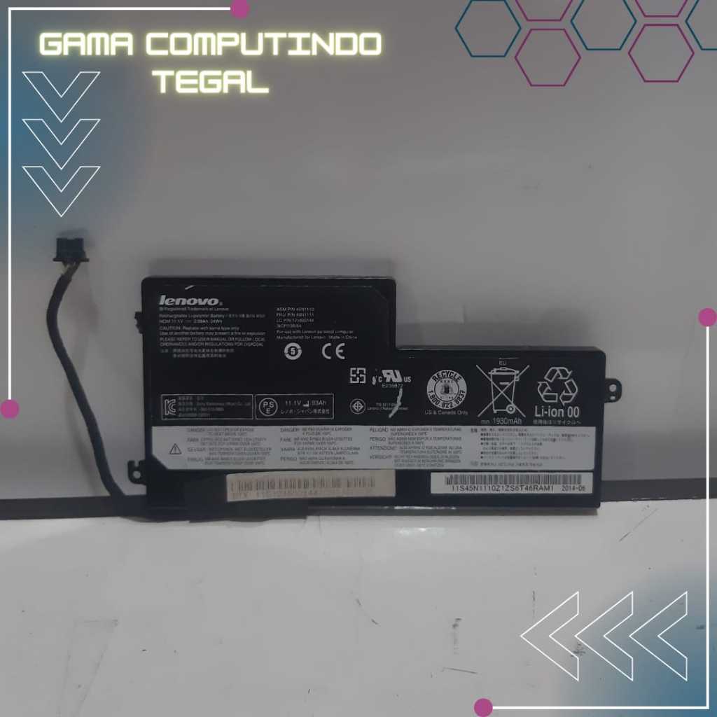 BATERAI LAPTOP LENOVO X240, X260, X250 T440