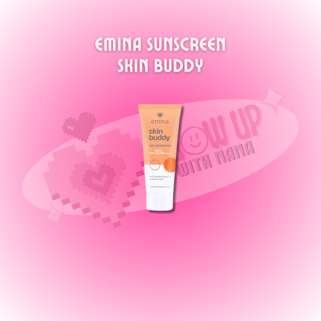 [PROMO]  Glowup_withnana - Emina Sunscreen (Skin Buddy)  SPF30PA+++ 60 mL
