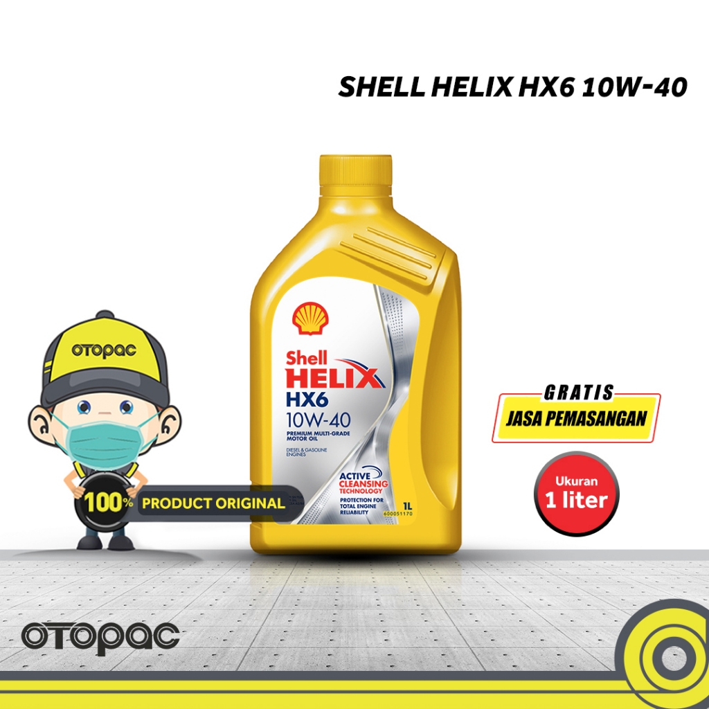 Shell Helix HX6 SAE 10W40 Liter Original
