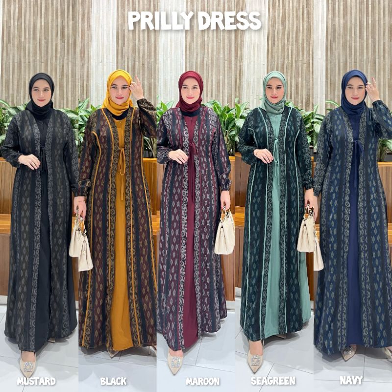 COD TERBARU PRILLY DRESS ORI MUMTAZ by Fairinda / ABAYA TERBARU
