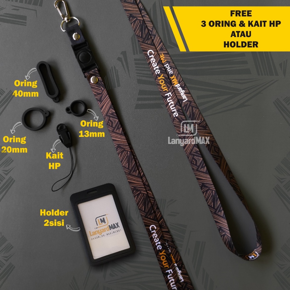 

KODE H93S Lanyard Motif Lakara 15cm by LanyardMax