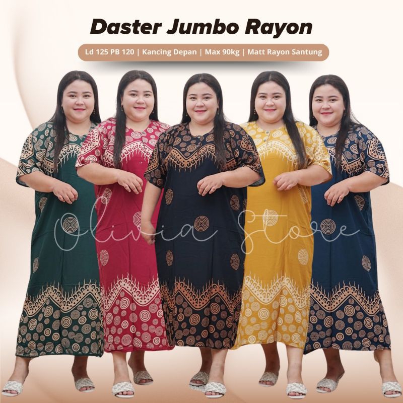 Daster Kekinian Jumbo Rayon Busui Ld 130