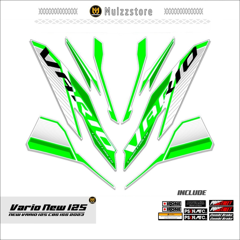 STRIPING VARIO NEW 125 / MOTIF 42 / STICKER VARIO NEW 125 CBS ISS / 2018 - 2021 / MUIZZSTORE