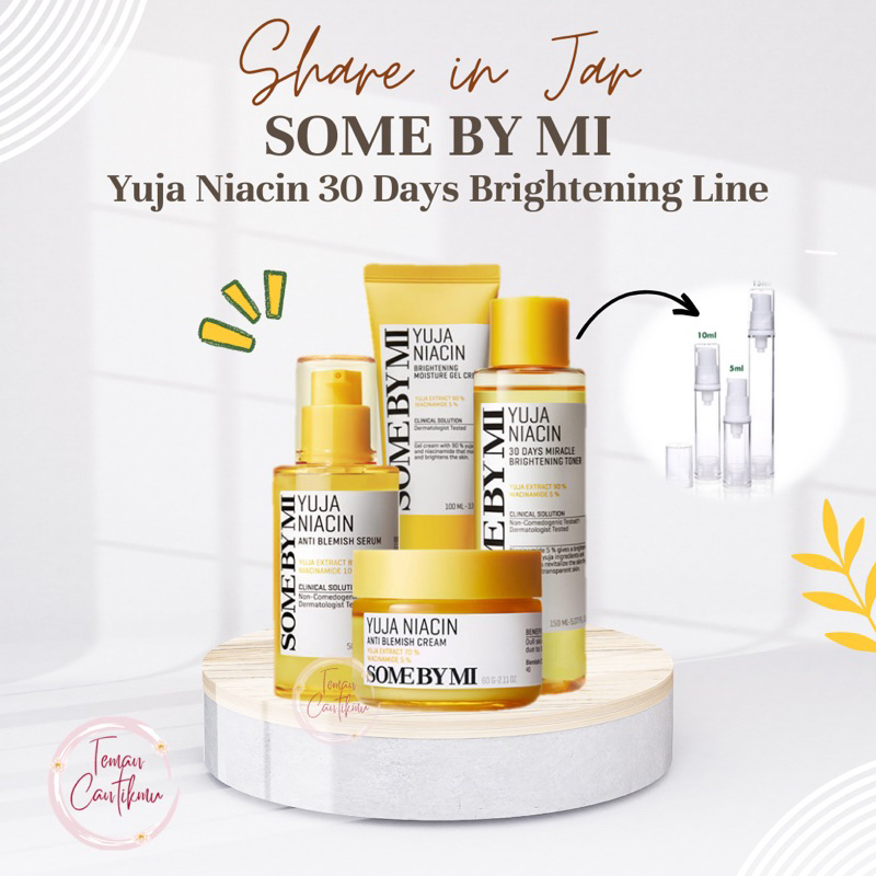 [SHARE IN JAR] SOMEBYMI Yuja Niacin Anti Blemish Serum - Yuja Niacin Brightening Series
