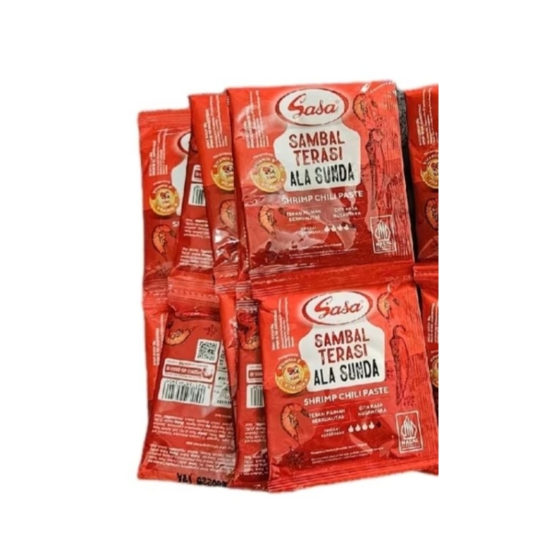 

Sasa sambal terasi 18gr × 10 sachet