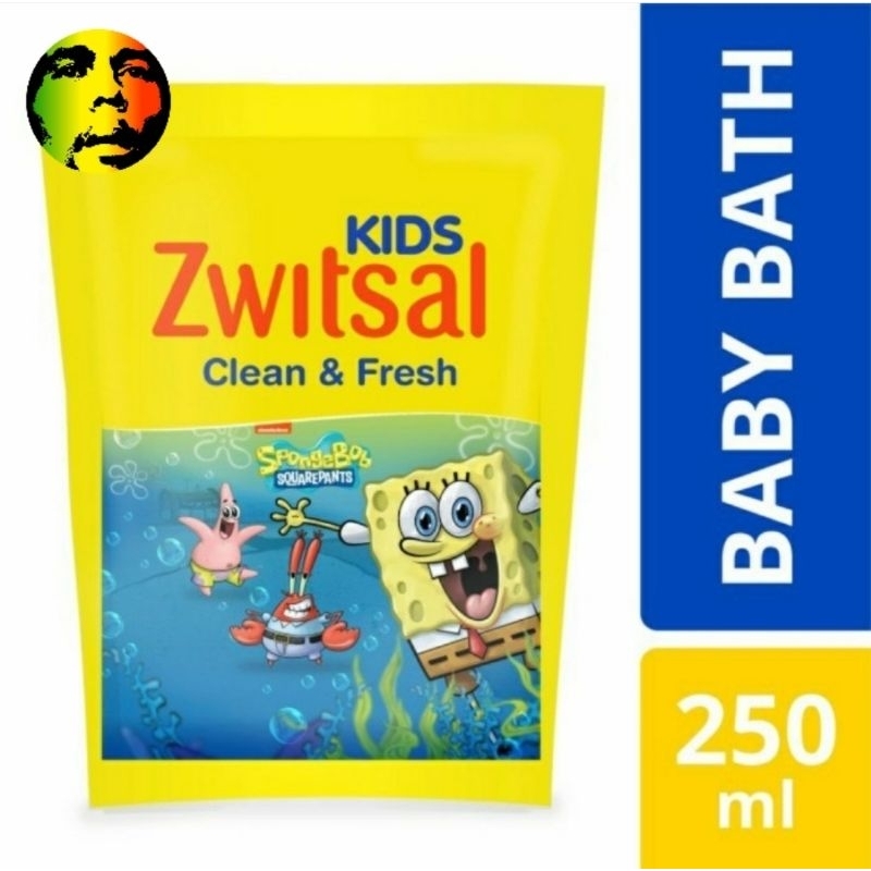 Zwitsal kids buble bath 250 clean fresh