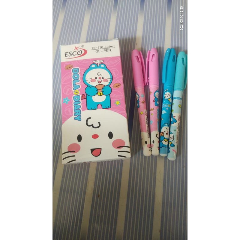

NGB Esco Gel Pen GP-837/0, 38mm / Bolpoin Gel Esco Dengan Ketebalan 0,38mm / Bolpoin Karakter lucu