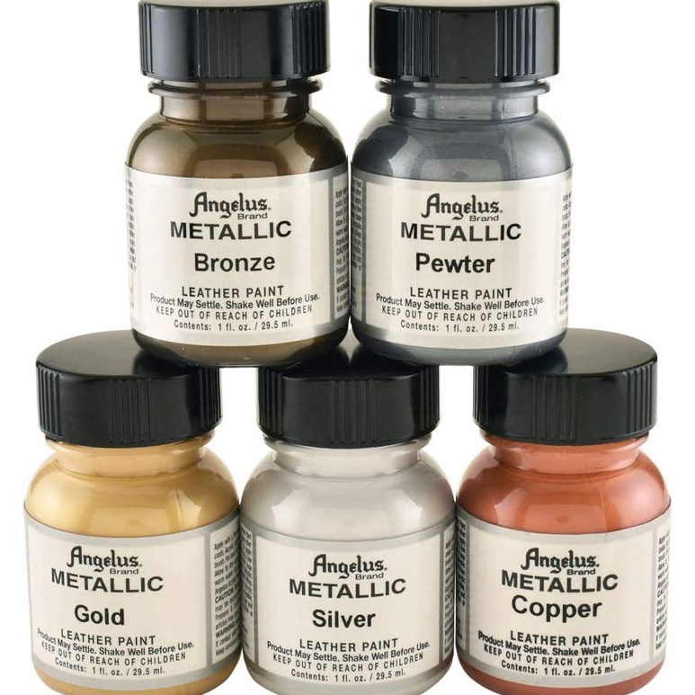 

KODE W3E3 Angelus Acrylic Leather Paints Metallic Colours 295ml