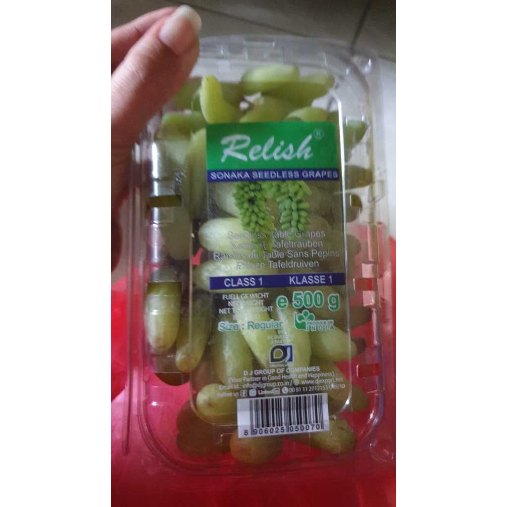 

ANGGUR HIJAU RELISH 500gr