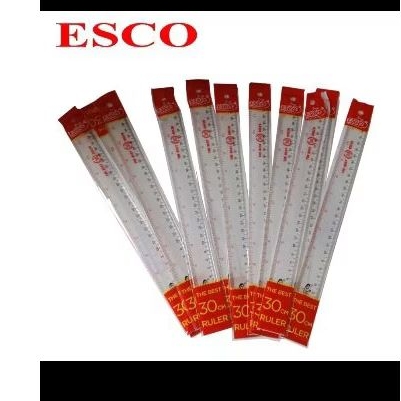 

penggaris esco 30cm isi 12pcs