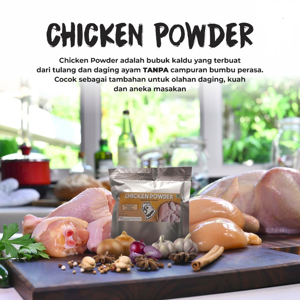 

[1Kg] Chicken Powder / Chicken Broth / Perasa Ayam / Kaldu Ayam Murni / Extrak Ayam