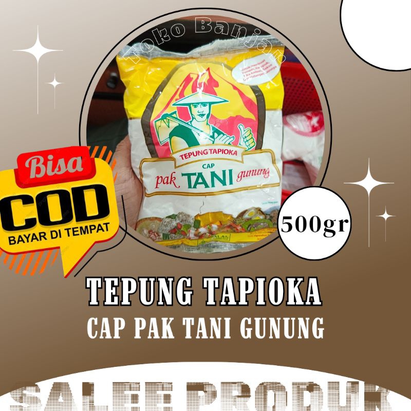 

TEPUNG TAPIOKA CAP PAK TANI GUNUNG 500GR