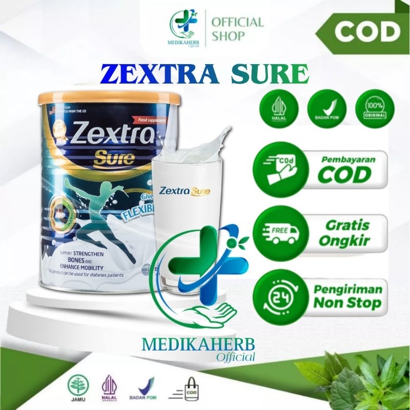 

ZEXTRA SURE PLATINUM MILK Susu Tulang Dan Sendi Terbaik BPOM Di Jamin Ampuh