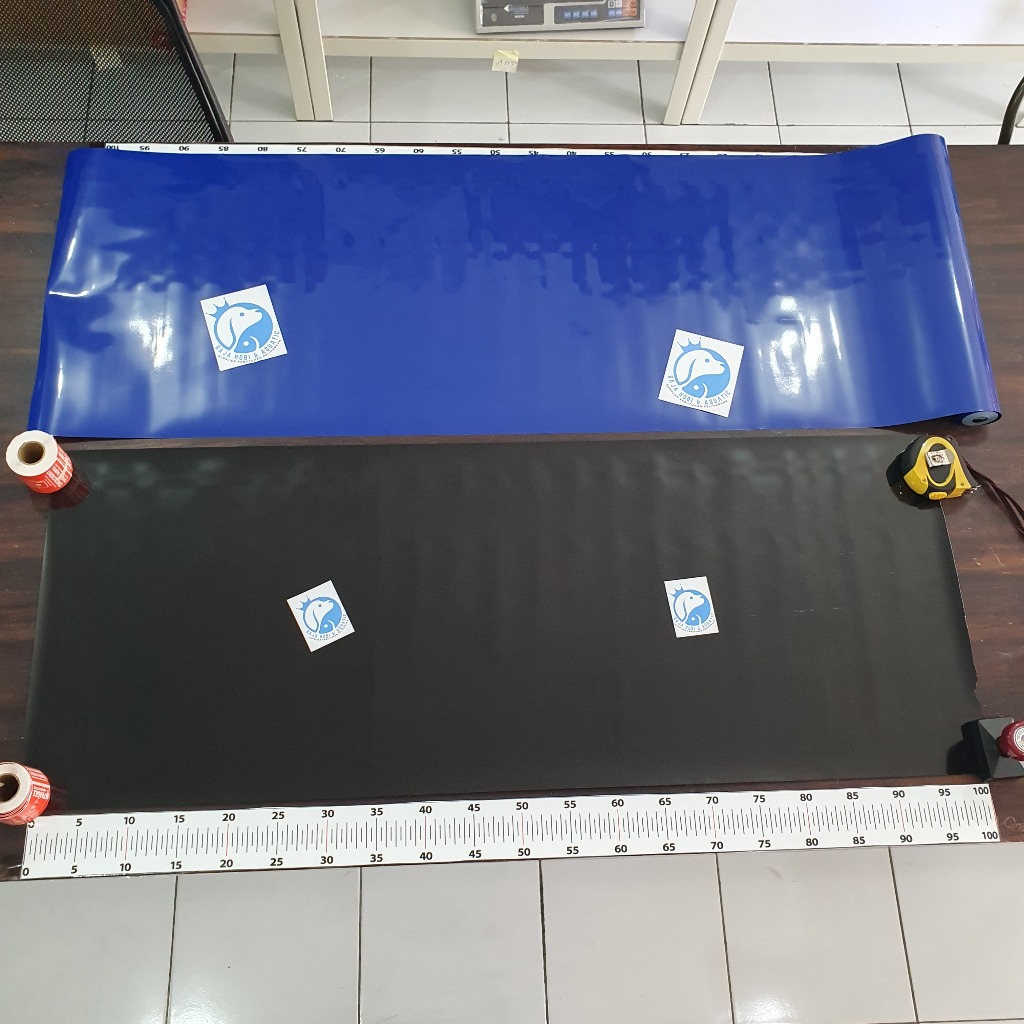 BACKGROUND KACA TINGGI 40CM X 1 METER ATAU 60CM X 1 METER HITAM BIRU 40 60 CM AQUARIUM AKUARIUM  BAC