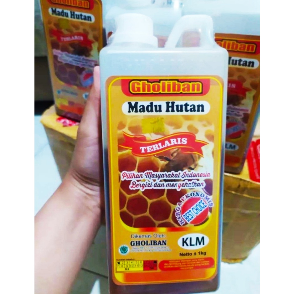 

Madu KLM Gholiban Kalimantan 1kg -1kg Original Botol Timbul Tulisan