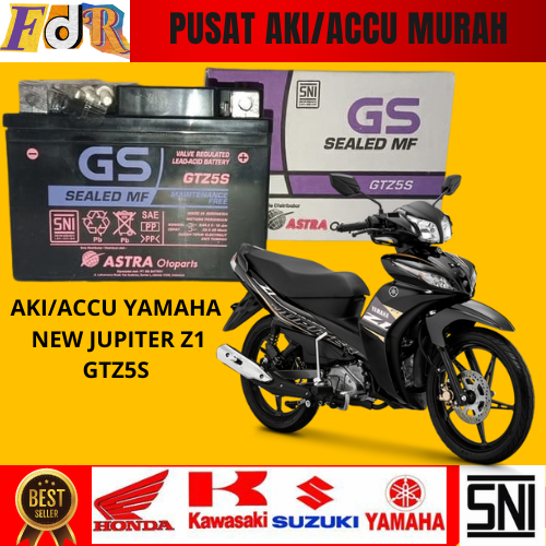 AKI MOTOR YAMAHA NEW JUPITER Z1 ACCU GS KERING ASTRA TERBAIK