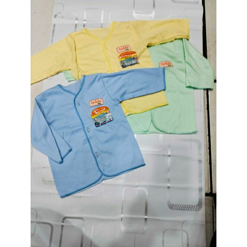Baju panjang bayi zahdan baby 3pcs