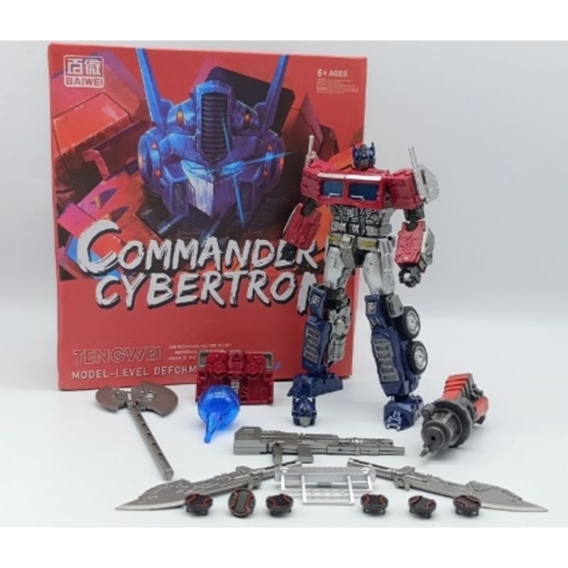 Baiwei TW-1027 Optimus Prime Commander Cybertron Tengwei Deformation Model Optimus Prime TW 1027
