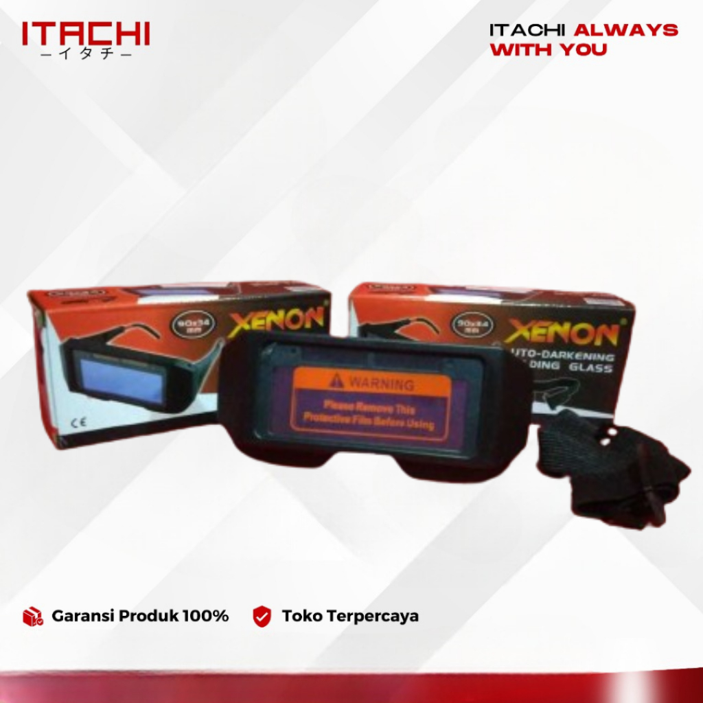 XENON Kacamata Las Otomatis Auto Darkening Kaca Mata Welding